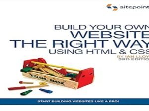 A book cover about building websites representing development excellence and technical mastery