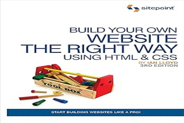 A book cover about building websites representing development excellence and technical mastery
