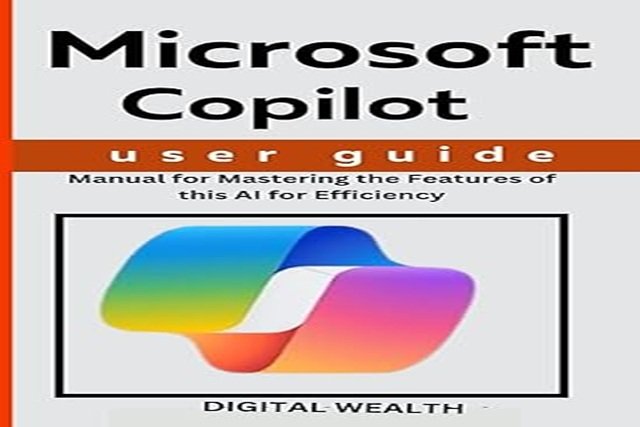 Microsoft AI guide cover showing Copilot User excellence and professional productivity