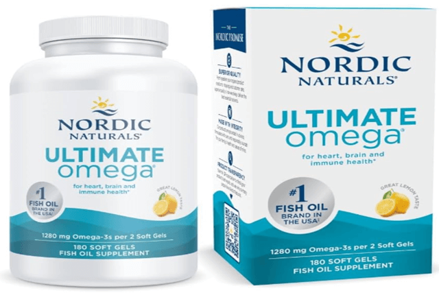Nordic Naturals Ultimate Omega bottle representing high-purity fish oil excellence