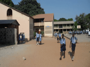 Former students of St. Therese's Lower and Upper Basic School celebrating their academic legacy