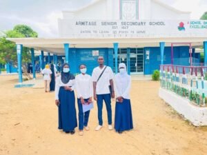 The historic campus of Armitage Senior Secondary School in Janjanbureh, The Gambia