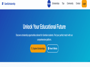 Students receiving academic support through the GamScholarship excellence initiative