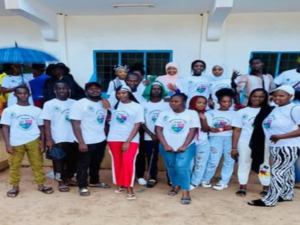 Graduates and members of the Jiboroh Basic Cycle School Ex-Student Association