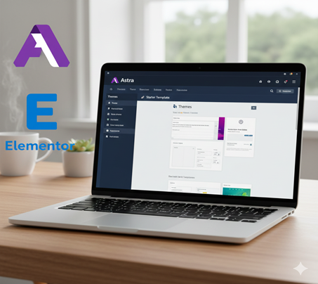 Developer analyzing WordPress development in The Gambia using Astra and Elementor