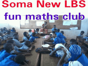 Young students and the vibrant campus of Soma New Lower Basic School in The Gambia